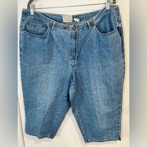 Classic Blue Women's Denim Bermuda Shorts